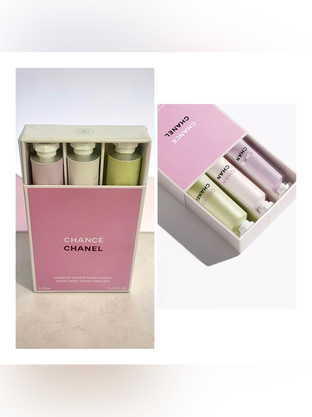 Chanel Chance Perfumed Hand Creams Trio Set 3 x 20ml!